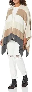 [Velvet by Graham & Spencer] Women's Jonas Blanket Striped Poncho