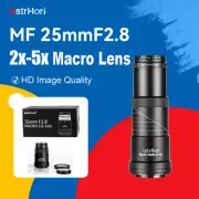 AstrHori 25mm F2.8 Full Frame MF Macro Lens for Fuji X Canon RF Sony E Leica L