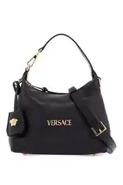 Versace Versace Nappa Leather Hobo Bag