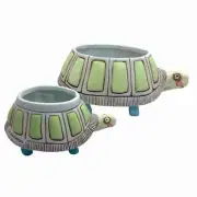 MYRTLE TURTLE Planter - Pot Plant Holder -Artist Allen Designs Succulent Cactus