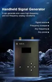 Signal Generator Frequency Sweeper RF Sinusoidal Signal Source LCD SG6-A English