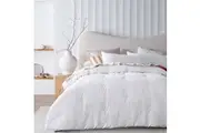 Elma White Jacquard 3 Piece Comforter Set by Accessorize