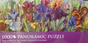 Iris Cantata Nancy Dunlop Cawdrey Puzzle 1000 Pcs, 38.6" X 13.4" Panoramic New