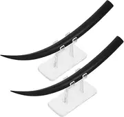 WOONEKY 2pcs Eyelash Display Model for Training Natural Curl False Eyelashes Demonstration Tool for Beauty Schools and Makeup Artists