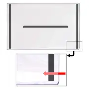 StoreSMART Magnetic-Back Rigid Frame Toploaders 11" x 17" 10Pk HPP11X17M-10