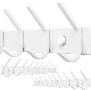 Coat Rack Wall Mounted,10 Hooks,30" Long Coat Hooks Wall Mount,Coat Hanger Wall,