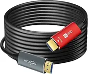 Twozoh HDMI Fiber Optic Cable 15M, Long 4K Fiber HDMI Cord Supports 4K@60Hz/18Gbps