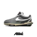 NIKE SΑСΑΙ X CORTEZ 解構鞋 阿甘鞋 COOL GREY 灰色 老爹鞋 耐吉 DQ0581001