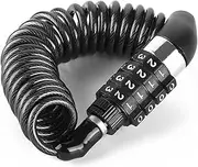 Steel Wire Bike Lock Secure 4 Digit Password Anti Theft Cable for Mountain Bikes Motorcycles Luggage Helmets