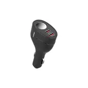 mbeat Gorilla Power Dual Port QC 3.0 Car Charger With Cigar Lighter Socket [MB-CHGR-C18]