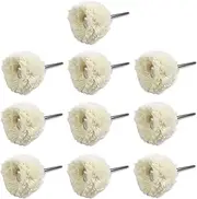 10pcs 1/8inch Cotton Polishing Buffing Wheel for Dremel Polishing Kit - Polishing Wheel or Silver Polish Wheel - Watch Polishing Kit - Jewelry Polishing Kit