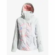 ROXY Women's Roxy Jetty Block Insulated Snow Jacket - Gray Violet Marble - XS