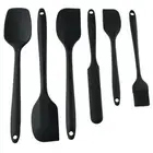 6 Pcs Silicone Baking Spatulas Integrated Seamless Design Baking Turner Mixing