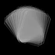 10 Pack Flat Shaker Covers for Card Making 4"x5.25" Rectangle Clear Flat Shaker Covers for Shaker Cards Making Plastic Transparent Shaker Creator Acetate Sheets Arts Crafts Projects Arts Supplies
