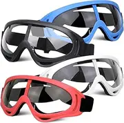 POKONBOY 2-Pack Adjustable Mask with 2 Pack Blaster Face Mask Compatible with Nerf Guns N-Strike Elite Series Foam Gun and / Goggles / Eye Shield (1 Black Mask - 1 White Mask)