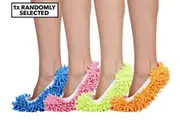 1 Pair Foot Mop Cleaner Lazy Floor Dusting Shoe Slipper Cover Polishing Clean