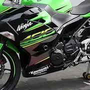 DMP USA MADE Kaw Ninja 400 Z400 Z 400 2018 2019 2020 2021 2022 2023 2024 NO CUT Black Frame Sliders Fits ABS & NON ABS Models - 750-4159 - MADE IN THE USA