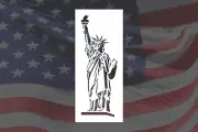 Statue of Liberty Reusable Stencil (Many Sizes)