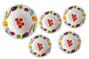 Casa Domani: Italiana Rim Pasta Bowl - Spring Vegetables (5 Piece Set)