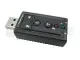 SAFEHOME 7.1 聲道 USB 立體聲音效卡 隨插即用不需驅動，靜音/音量按鍵直接控制 US701