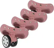Parliky Replacement Luggage Caster Wheels 2 Pairs Plastic Spinner Wheels for Suitcase Abs