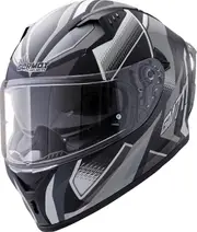 Germot GM 711 Dekor, full face helmet , color: Matt Black/Grey , size: M