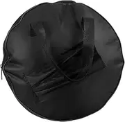 MINAOLULUS Dumb Drum Carry Bag Oxford Cloth Practice Pad Case for Percussion Instruments Lightweight Durable Design Hand Carry Mute Bag for Safe Storage Transportation