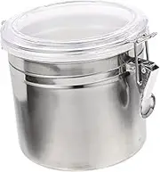Cabilock Office Kitchen Essential Sealed Stainless Steel Jar for Beans Flour Sugar Dried Fruits Portable