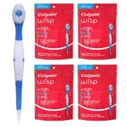 Colgate Wisp Prepasted Disposable Mini Travel Toothbrushes, 24-Count (Pack of 4)