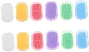 INOOMP 12 Boxes Sheets Soap Paper Portable Soap Strips Paper Soap Mini Soaps Travel Soap Portable Hand Soap Travel Hand Soap