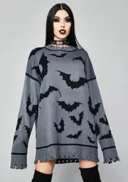 [Widow] Straight Outta Hell Oversized Sweater