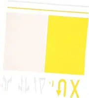LALADEFIEE DIY Road Tape Stickers Set 2 Sheets Highway Signs Tape for Boys and Girls Play