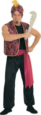 Rubie's Costume Arabian Sultan Complete Value Adult Costume