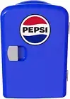 Pepsi 6-Can Mini Fridge, BLUE, 4 Liters
