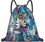 Drawstring Swim Bag - Waterproof Backpack with Separated Wet and Dry Storage
