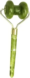 VICASKY Natural Jade Roller Face Massager Portable Skin Care Tool for Aging Facial Lifting Relaxation for Home Use Travel