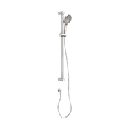 Nero Mecca Care 32mm Grab Rail And Adjustable Shower Rail Set 900mm Brushed Nickel