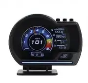 Newest A501 Car Head Up Display OBD2 Smart Car HUD Turbo Gauge Digital Odometer Security Alarm Water&Oil Temp RPM Auto Meter
