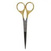 Manicare Hairdressing Scissors 24K Gold Plated Handles Precision Ground Blades