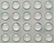 Adhesive Clear Silicone Gel Cabinet Door Drawer Bumper Pads Dots Feet 7 x 1.5 mm