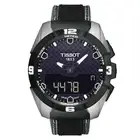 Tissot T-Touch Expert Solar Analog-Digital Titanium Men's Watch Leather BLK NEW