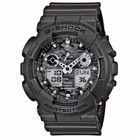 在飛比找Yahoo!奇摩拍賣優惠-G-SHOCK 變形金鋼迷彩機械風限量運動錶-灰GA-100