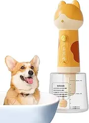 Mxshc Foaming Soap Dispenser for Dogs - Dog Electric Foaming Shampoo Dispenser Cartoon,Cat Automatic Bathing Rechargeable Soap Sprayer for Deep Cleaning