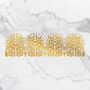 Couture Creations Peaceful Peonies Hotfoil Stamp Lacey Border