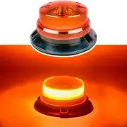 Amber Led Emergency Strobe Beacon Lights Bar with Magnetic Mount and 8 Flash,,
