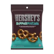 Hershey's Milk and Dark Chocolate Covered Dipped Pretzels,4.25 oz (Pack of 12)