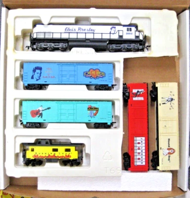 HO MEHANO ELVIS PRESLEY TRAIN SET LOCOMOTIVE 5 CARS SET M1935