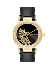 Olivia Burton Signature Floral Watch, 34mm Black
