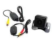 Elinz Mini CMOS Car Reversing Camera Rear View IR Night Vision 2.4G Wireless Receiver Transmitter Connect to RCA Monitor