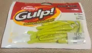 New Sealed Berkley Gulp 4" Crawler 12 Count Pack